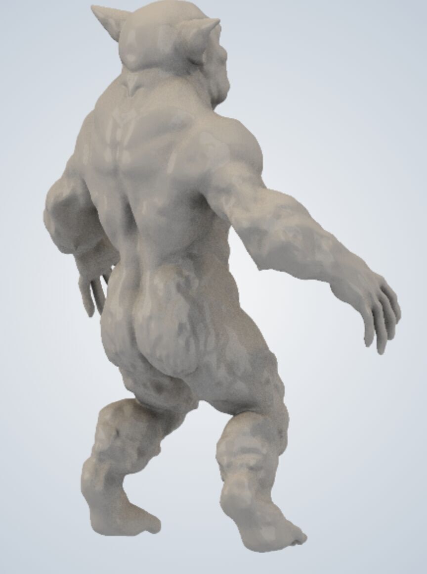 CELLAR DWELLER 1988 MOVIE INSPIRED CREATURE 3D print model_2