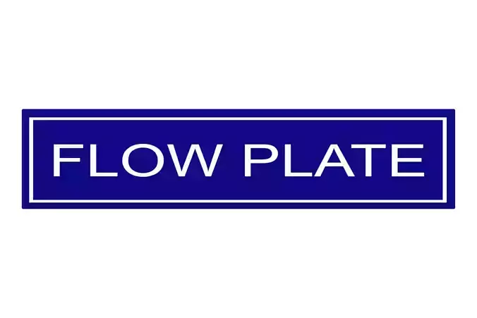 Flow Plate Sign