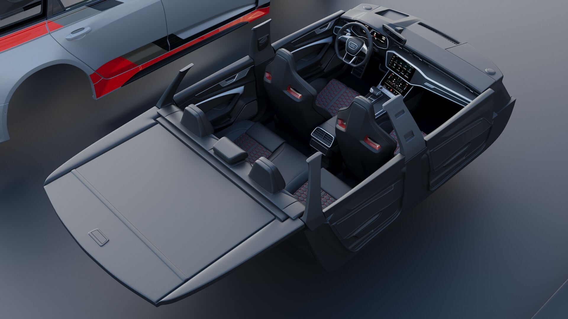 Audi RS6 Avant GT 2025 3D print model_24