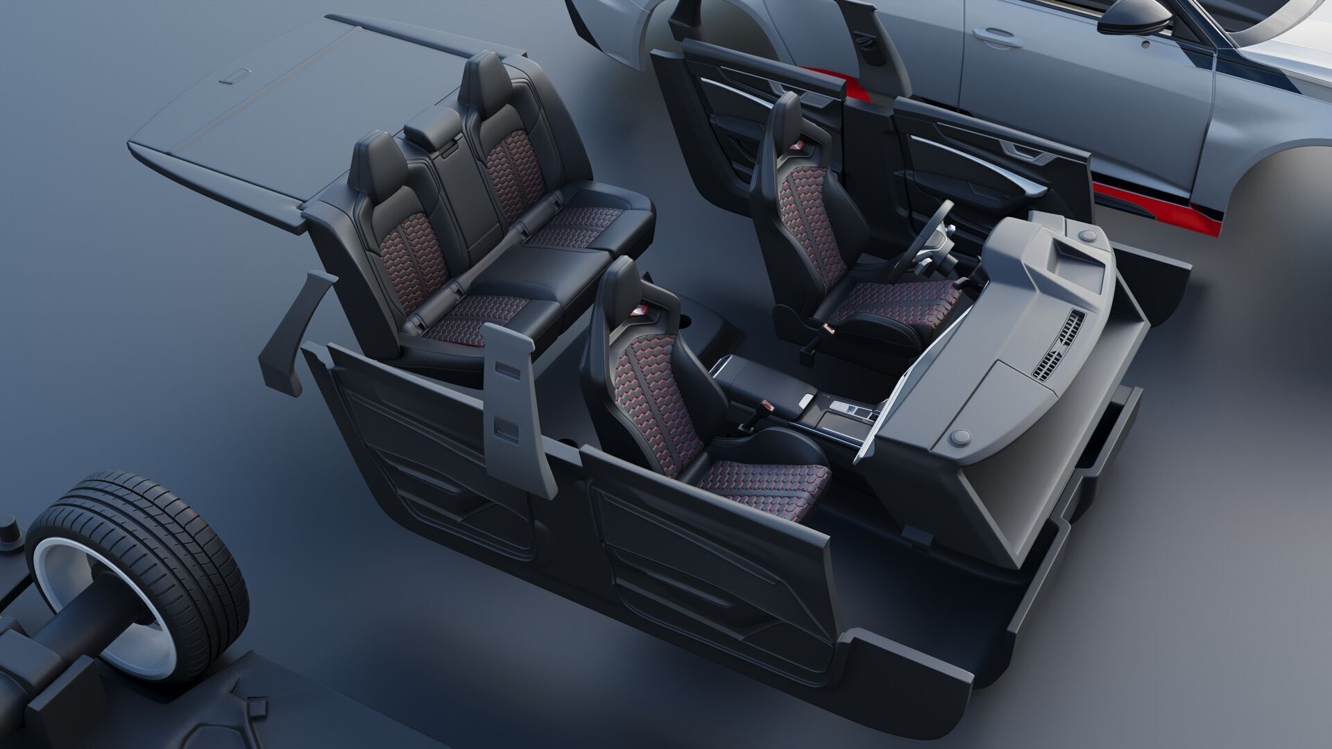 Audi RS6 Avant GT 2025 3D print model_28