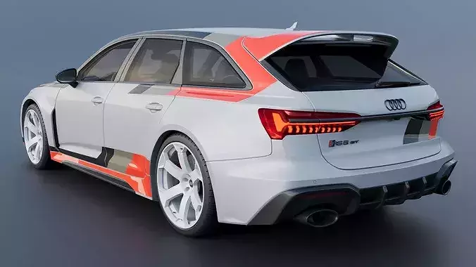 Audi RS6 Avant GT 2025 3D print model 5