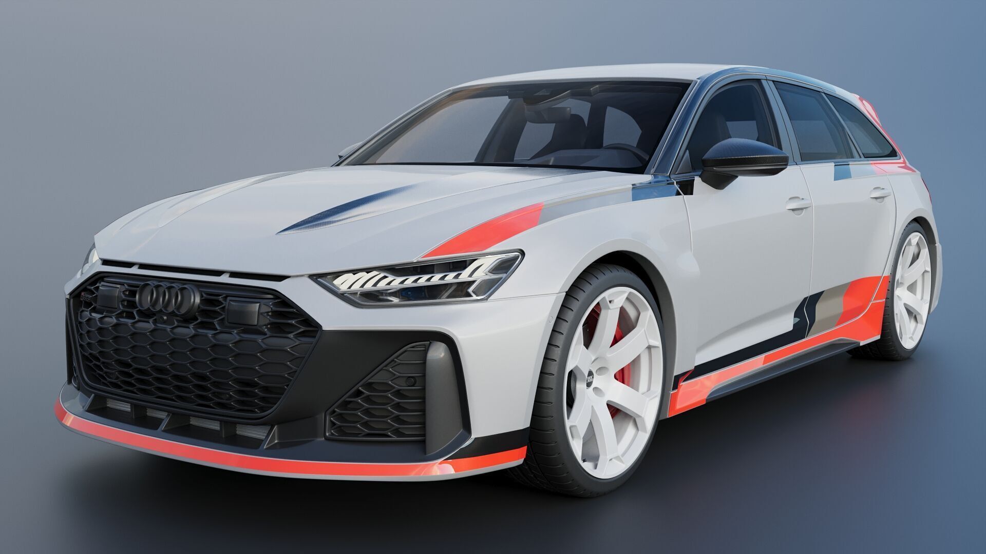 Audi RS6 Avant GT 2025 3D print model_2