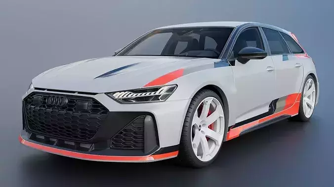 Audi RS6 Avant GT 2025 3D print model 3