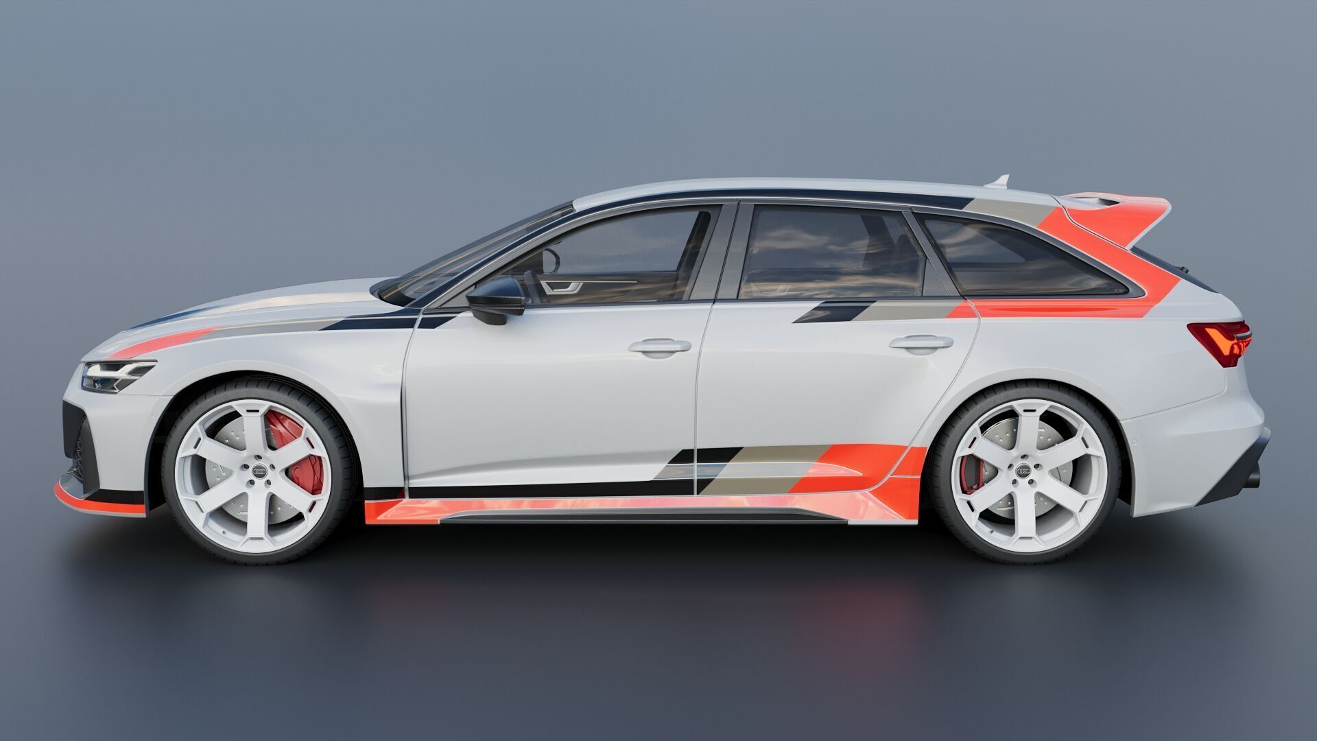 Audi RS6 Avant GT 2025 3D print model_3