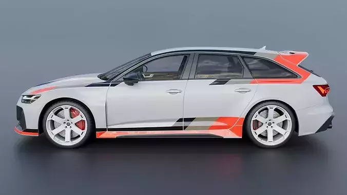 Audi RS6 Avant GT 2025 3D print model 4
