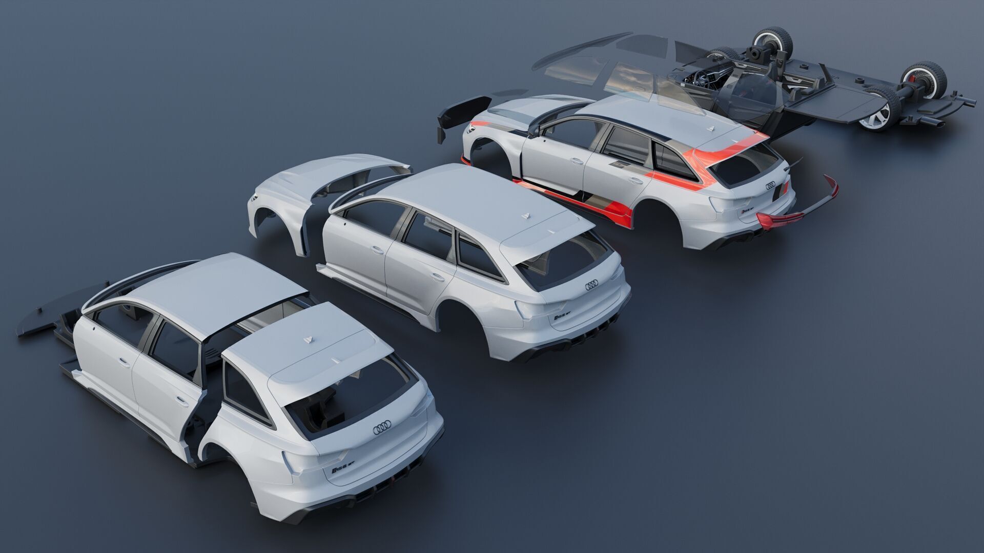 Audi RS6 Avant GT 2025 3D print model_19