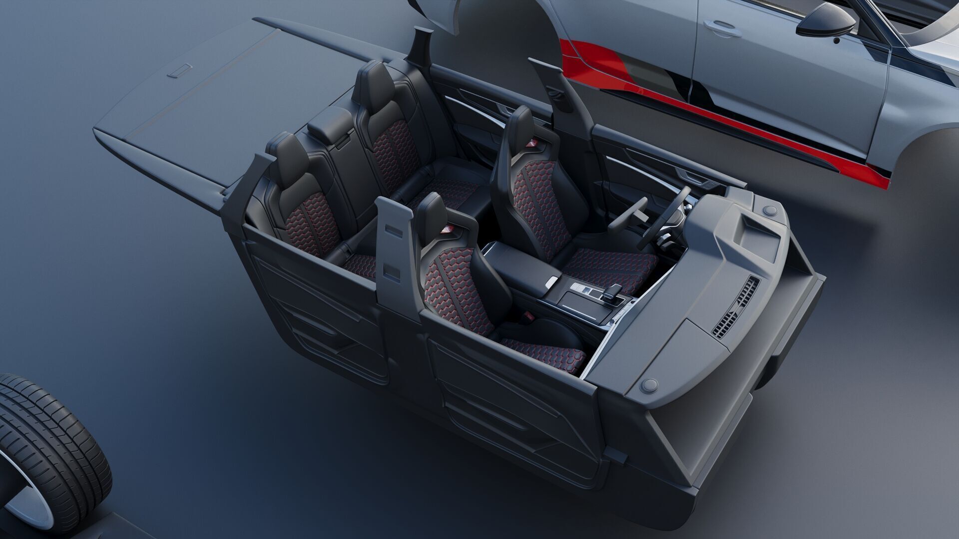 Audi RS6 Avant GT 2025 3D print model_23