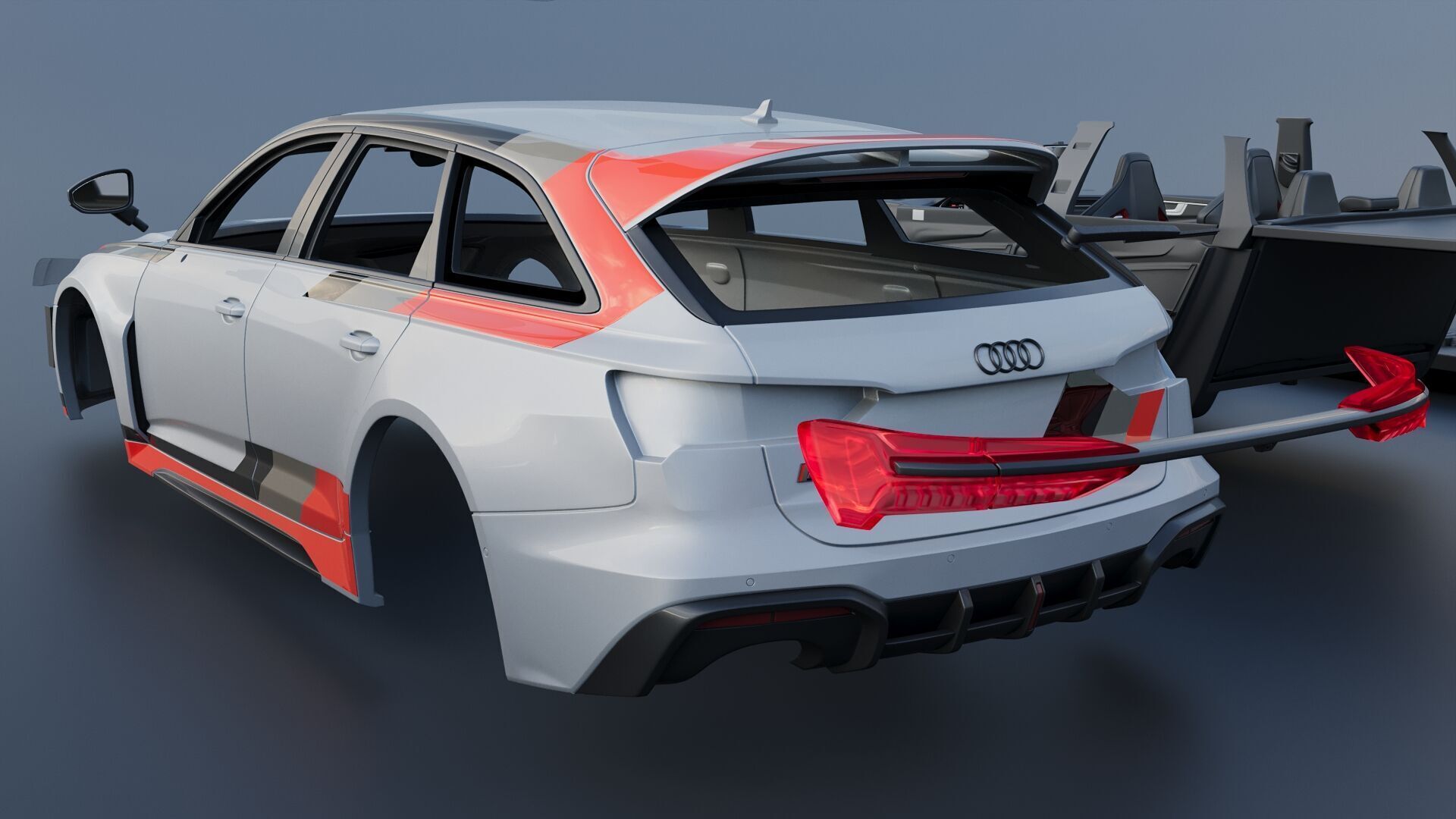 Audi RS6 Avant GT 2025 3D print model_20