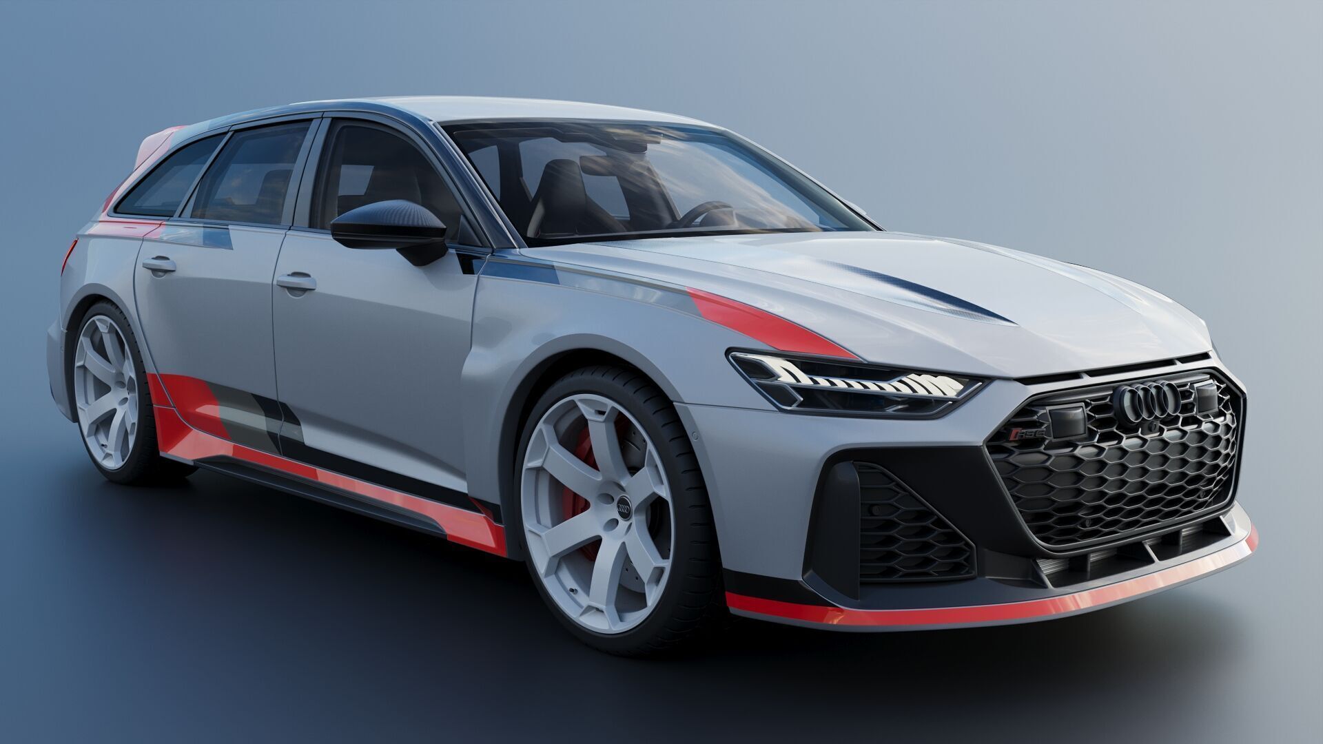 Audi RS6 Avant GT 2025 3D print model_11