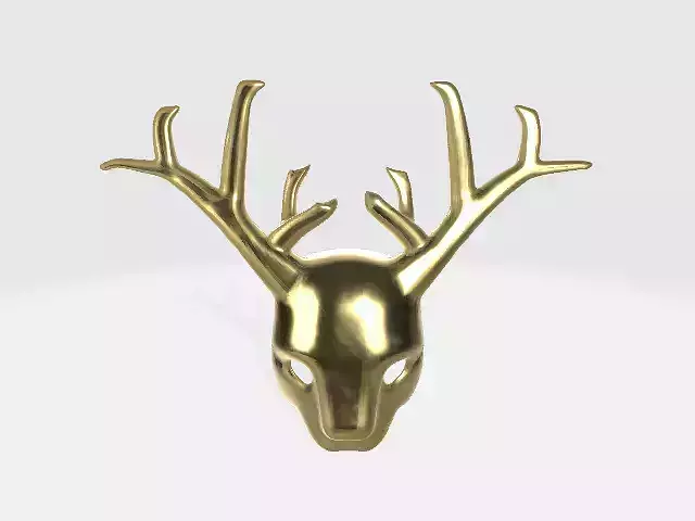 Golden Stag Mask