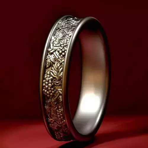 Grapes Ring CAD