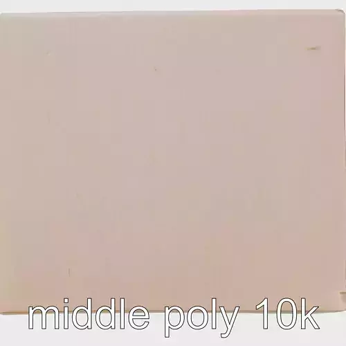 Sturdy Corrugated Carton with Realistic Beveled Edges Low-poly 3D model