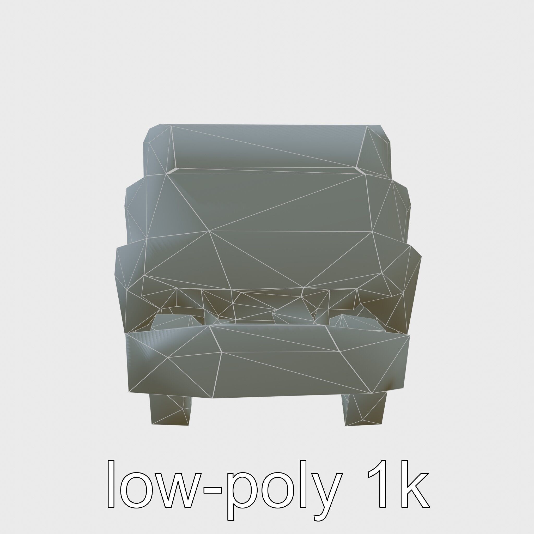 EcoSweep XS Autonomous Street Cleaner Model Low-poly 3D model_10