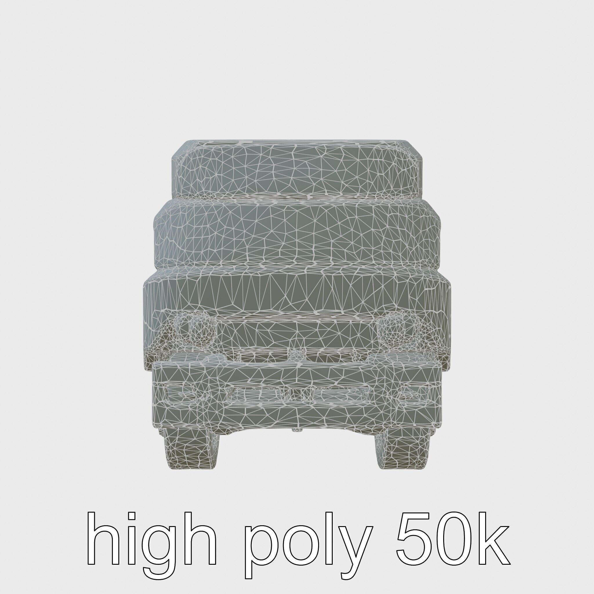 EcoSweep XS Autonomous Street Cleaner Model Low-poly 3D model_8