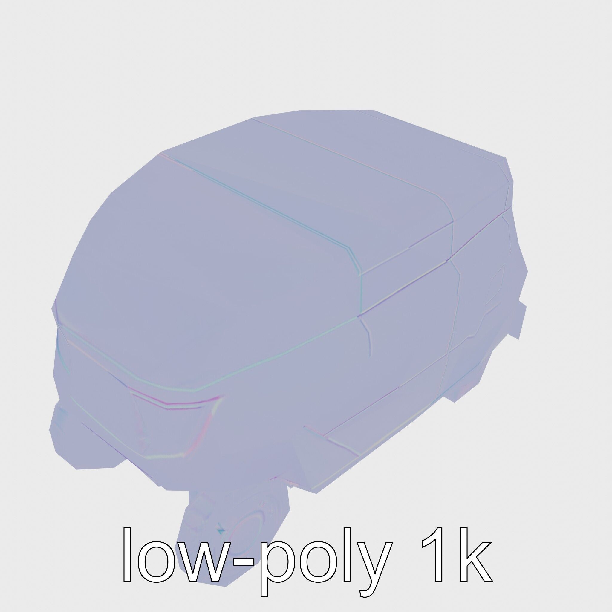 EcoSweep XS Autonomous Street Cleaner Model Low-poly 3D model_14