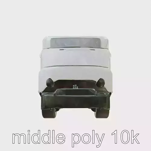 EcoSweep XS Autonomous Street Cleaner Model Low-poly 3D model