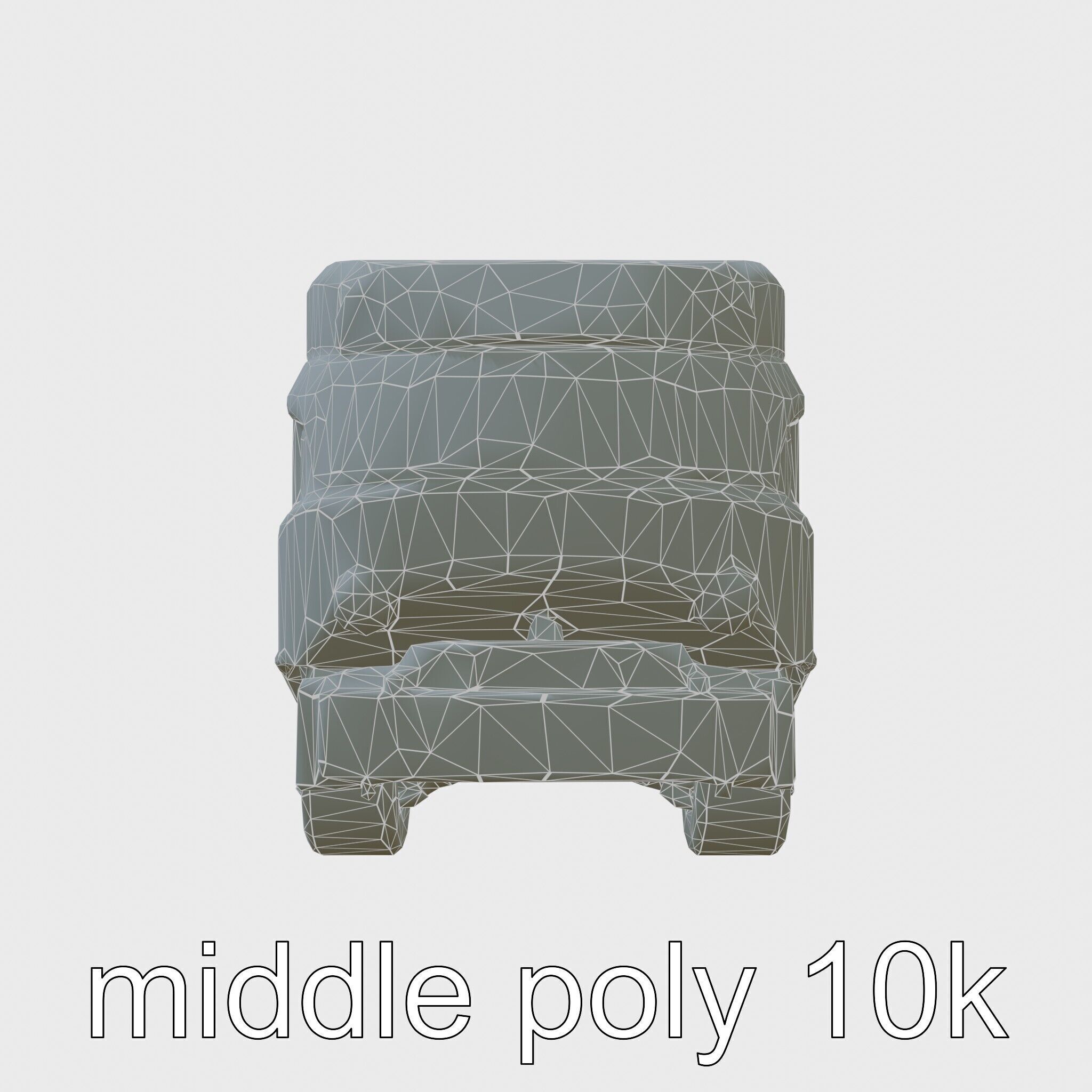 EcoSweep XS Autonomous Street Cleaner Model Low-poly 3D model_9