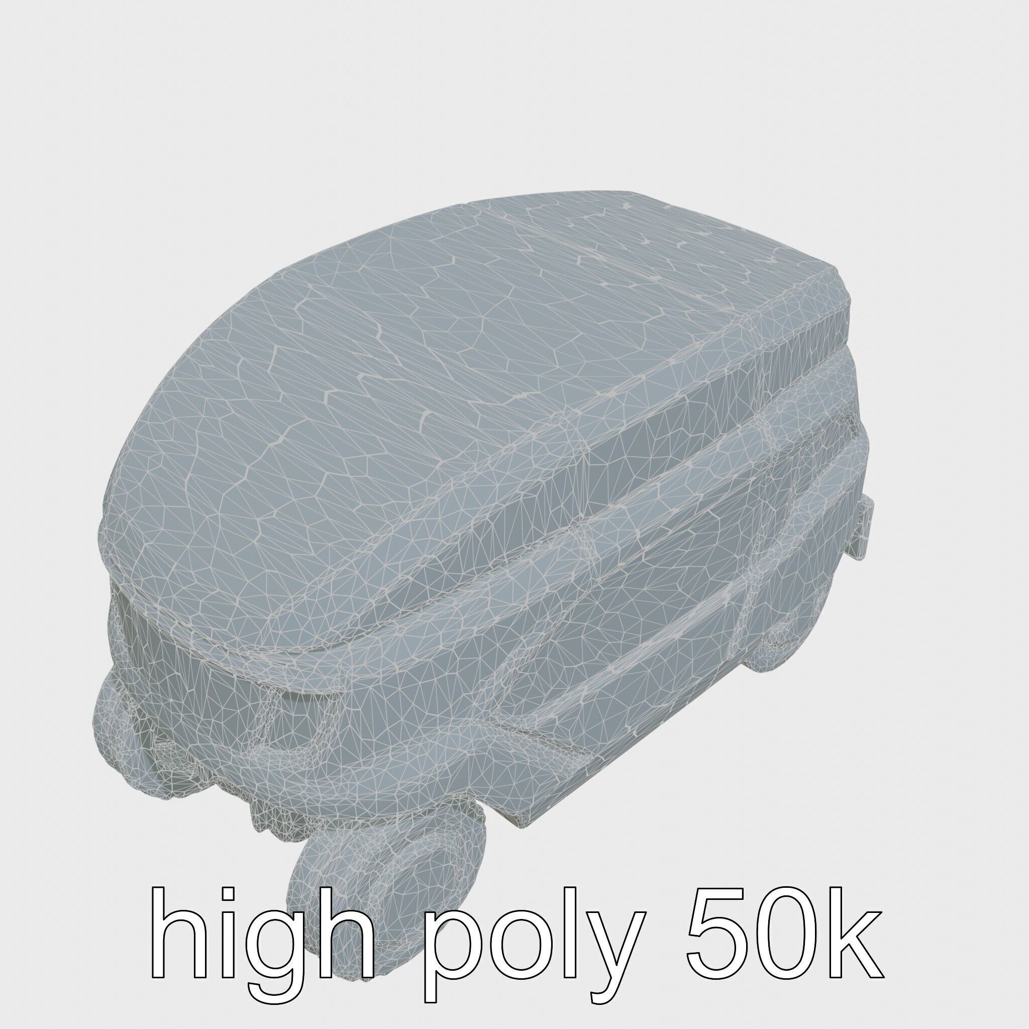 EcoSweep XS Autonomous Street Cleaner Model Low-poly 3D model_19