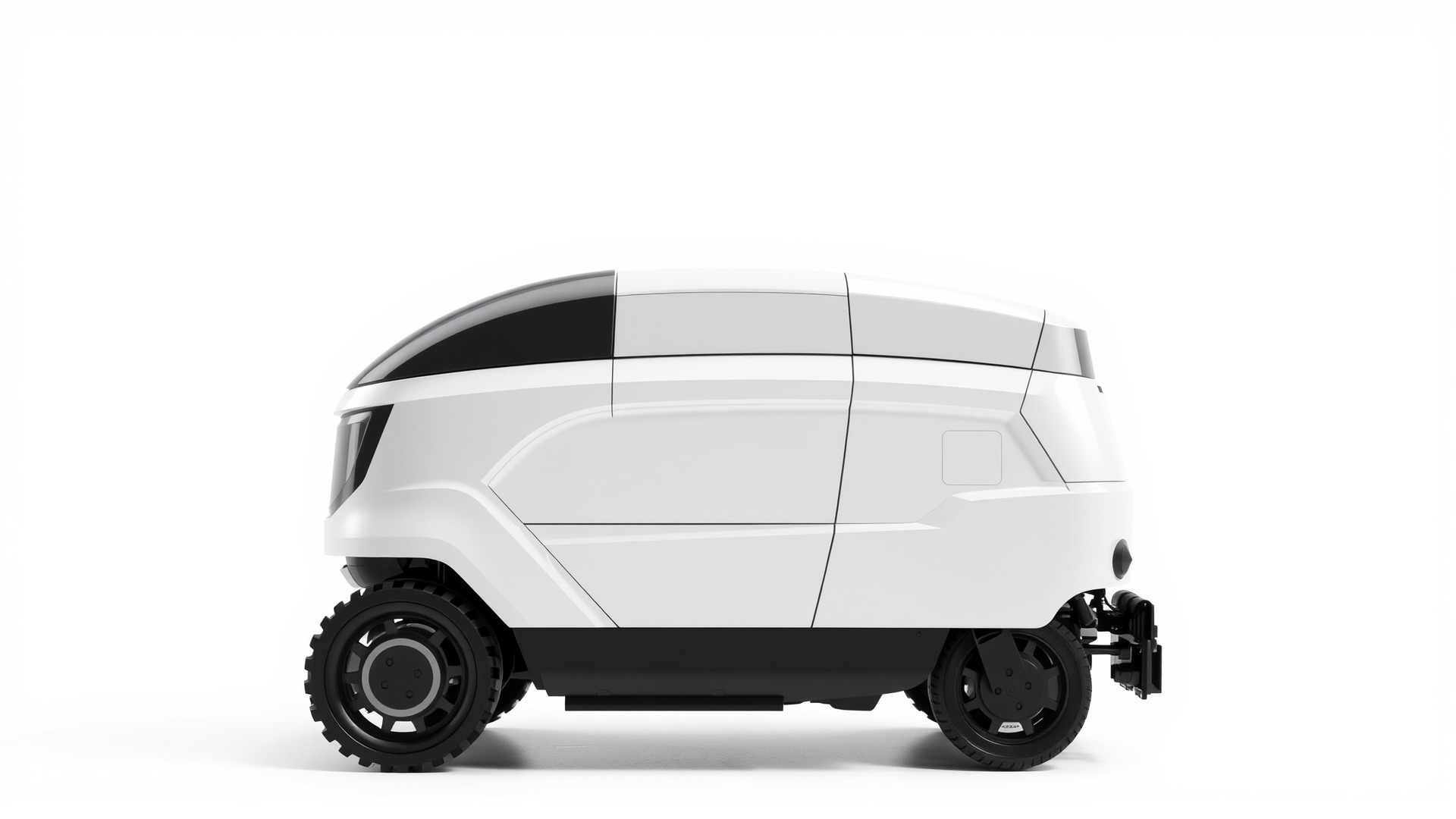 EcoSweep XS Autonomous Street Cleaner Model Low-poly 3D model_6