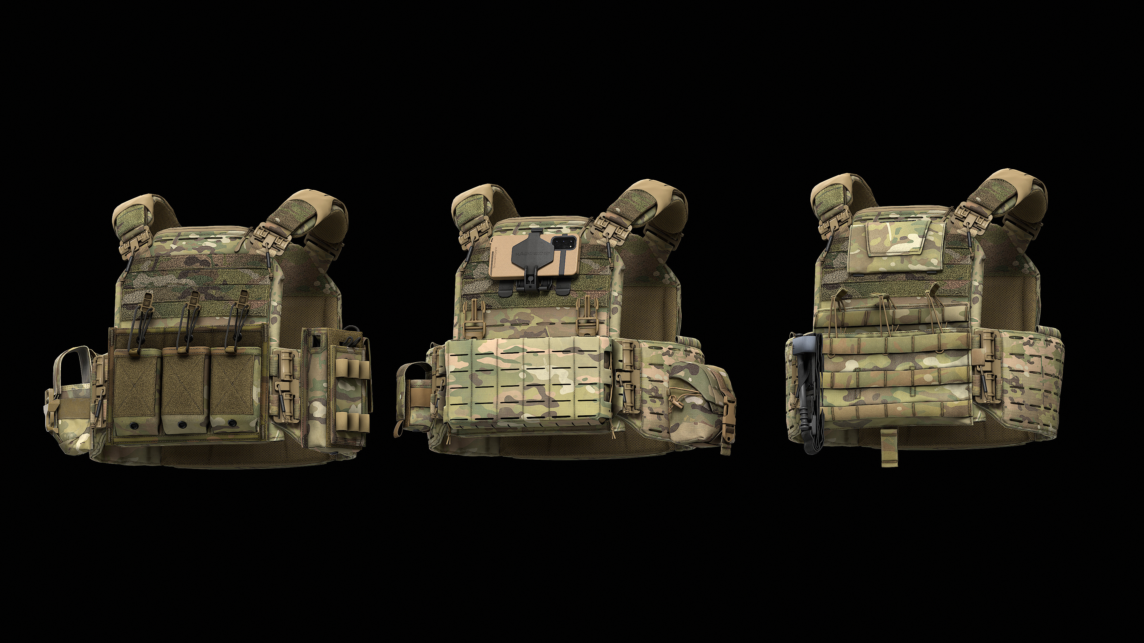 Strandhogg v3 SAPI Cut Plate Carrier V4 Low-poly 3D model_6