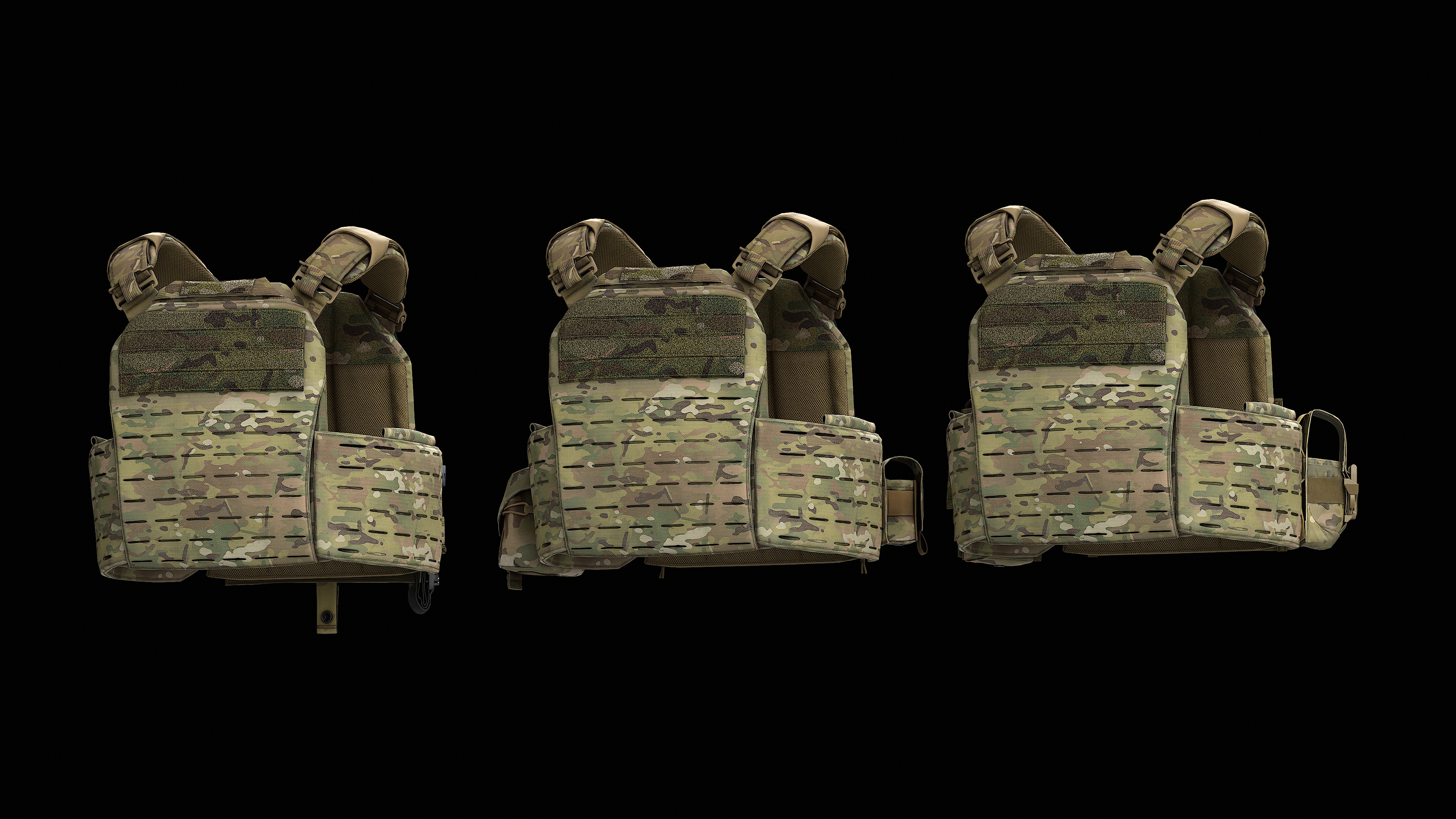 Strandhogg v3 SAPI Cut Plate Carrier V4 Low-poly 3D model_9