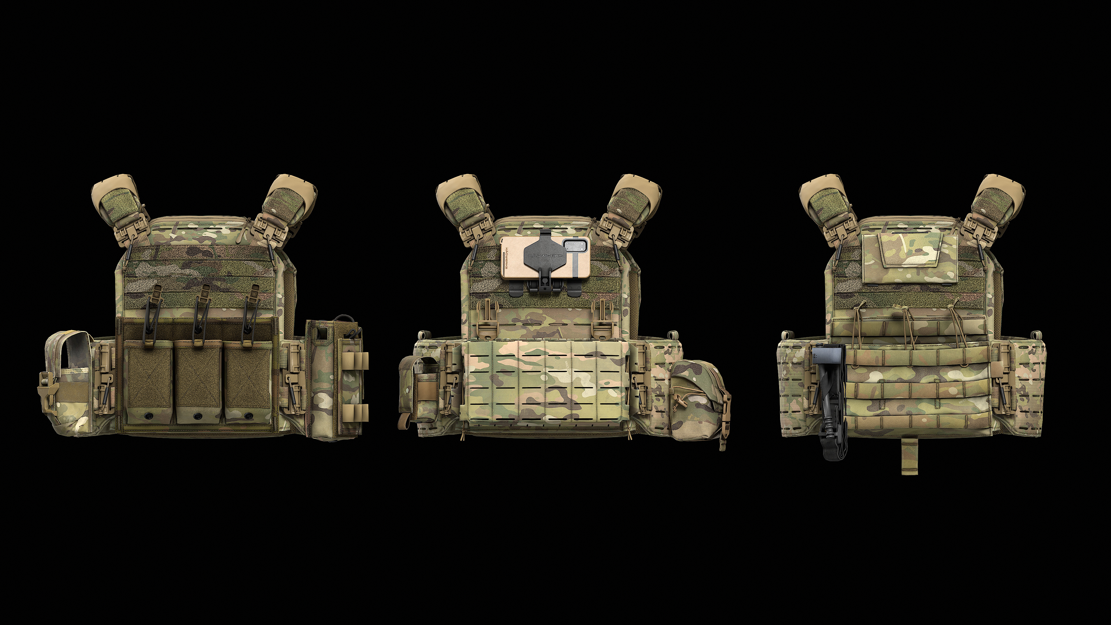 Strandhogg v3 SAPI Cut Plate Carrier V4 Low-poly 3D model_7