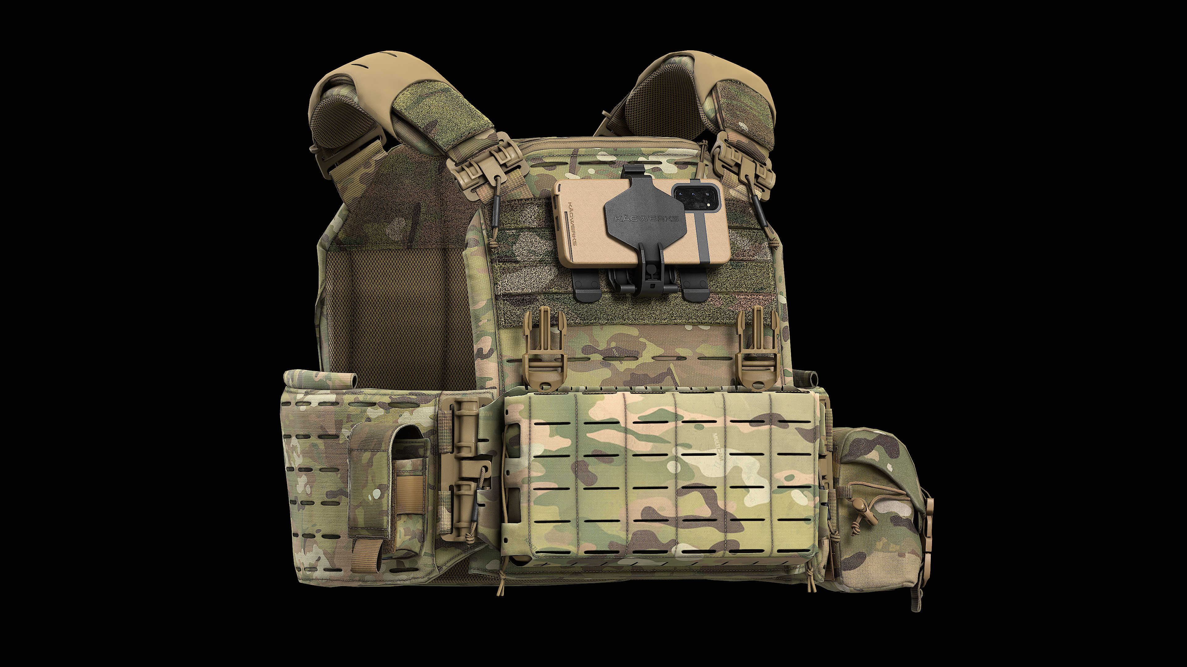 Strandhogg v3 SAPI Cut Plate Carrier V4 Low-poly 3D model_1