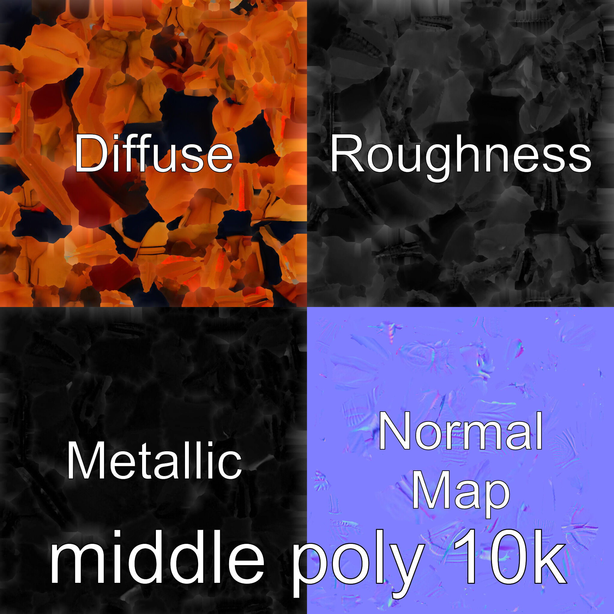 Jungle Cockroach Detailed 3D Model Low-poly 3D model_31