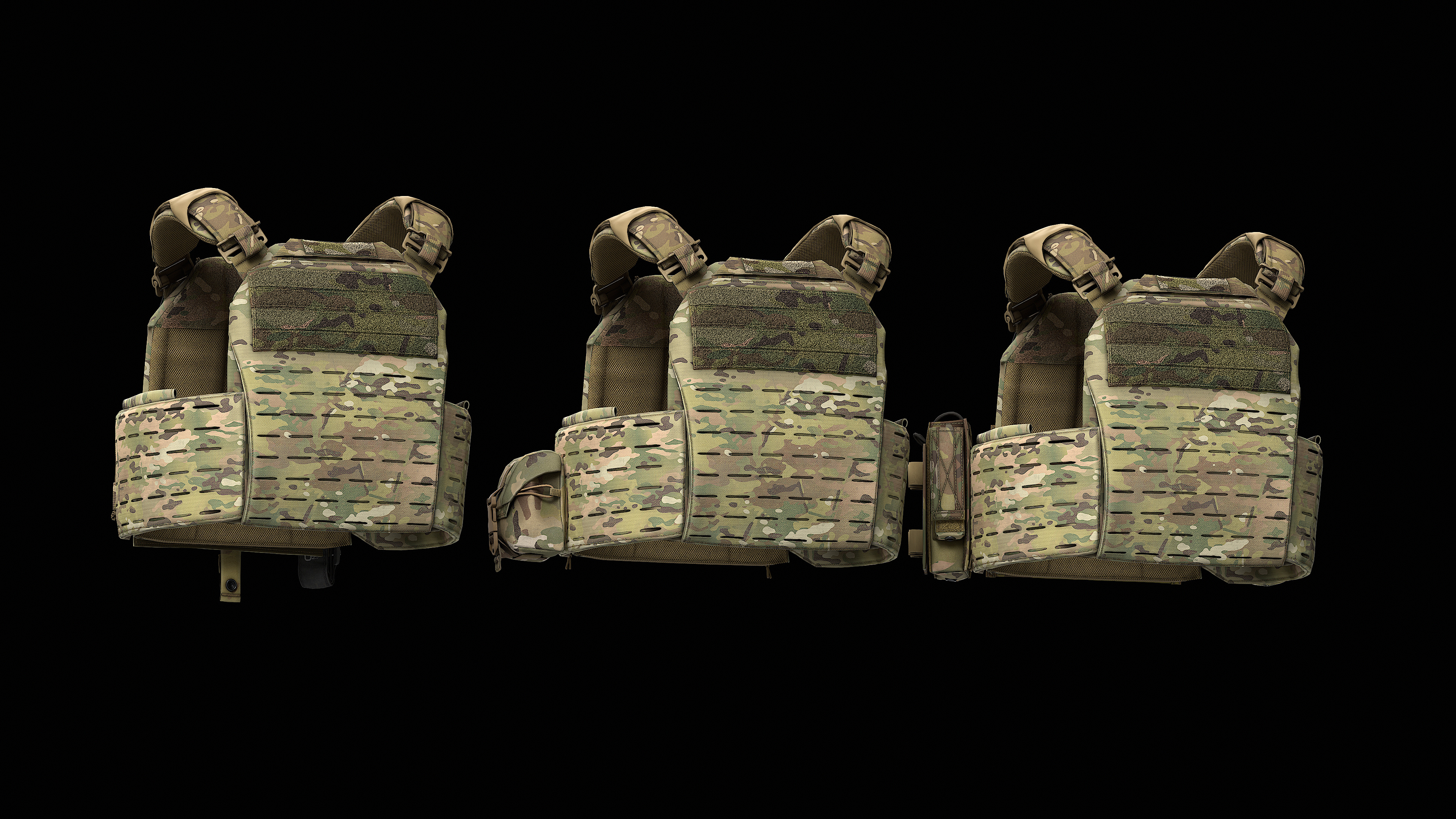 Strandhogg v3 SAPI Cut Plate Carrier  V2 V3 V4 Low-poly 3D model_2