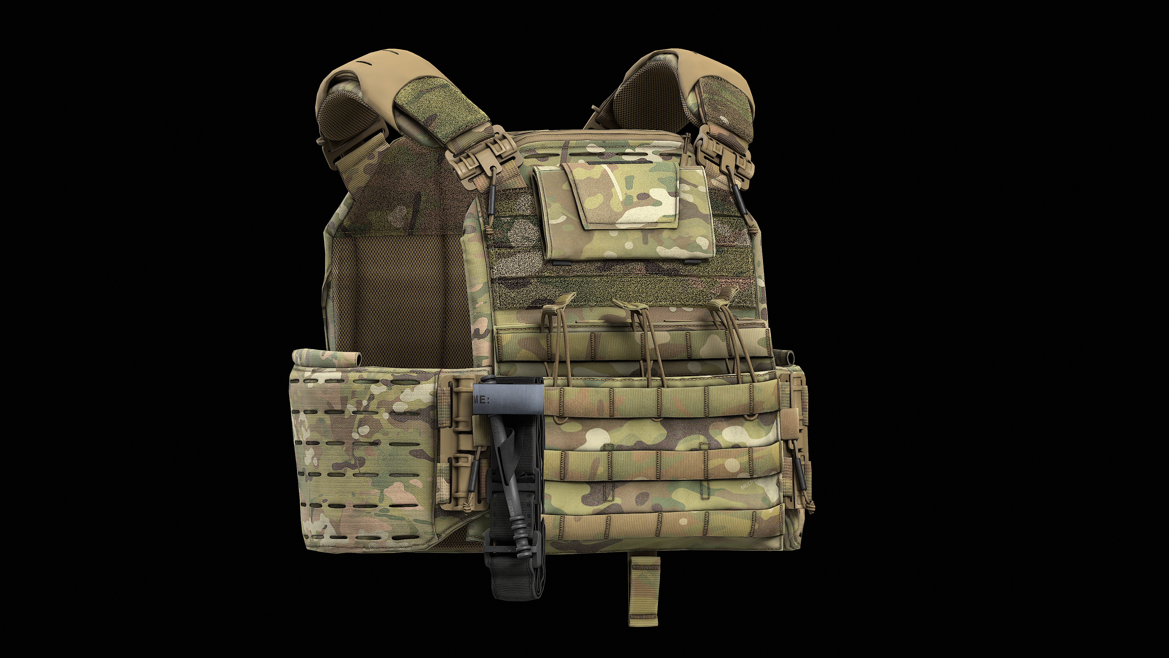 Strandhogg v3 SAPI Cut Plate Carrier  V2 V3 V4 Low-poly 3D model_8