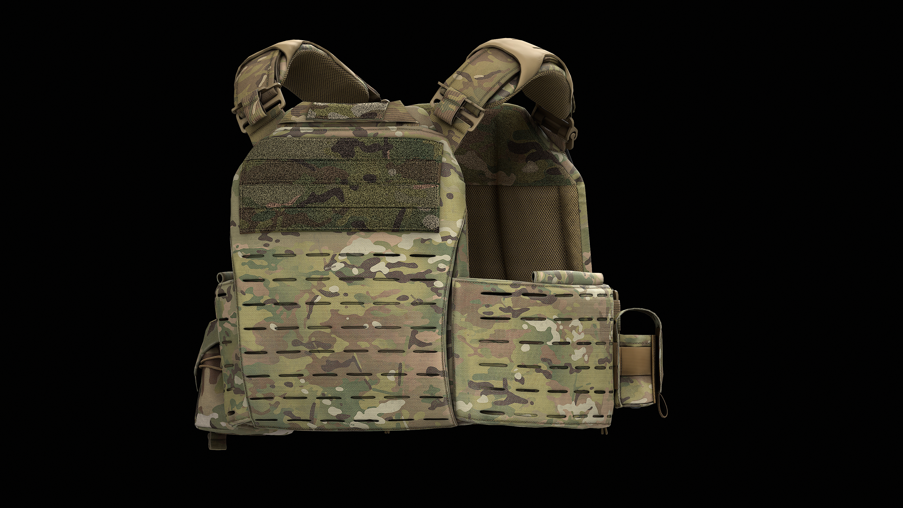 Strandhogg v3 SAPI Cut Plate Carrier  V2 V3 V4 Low-poly 3D model_12