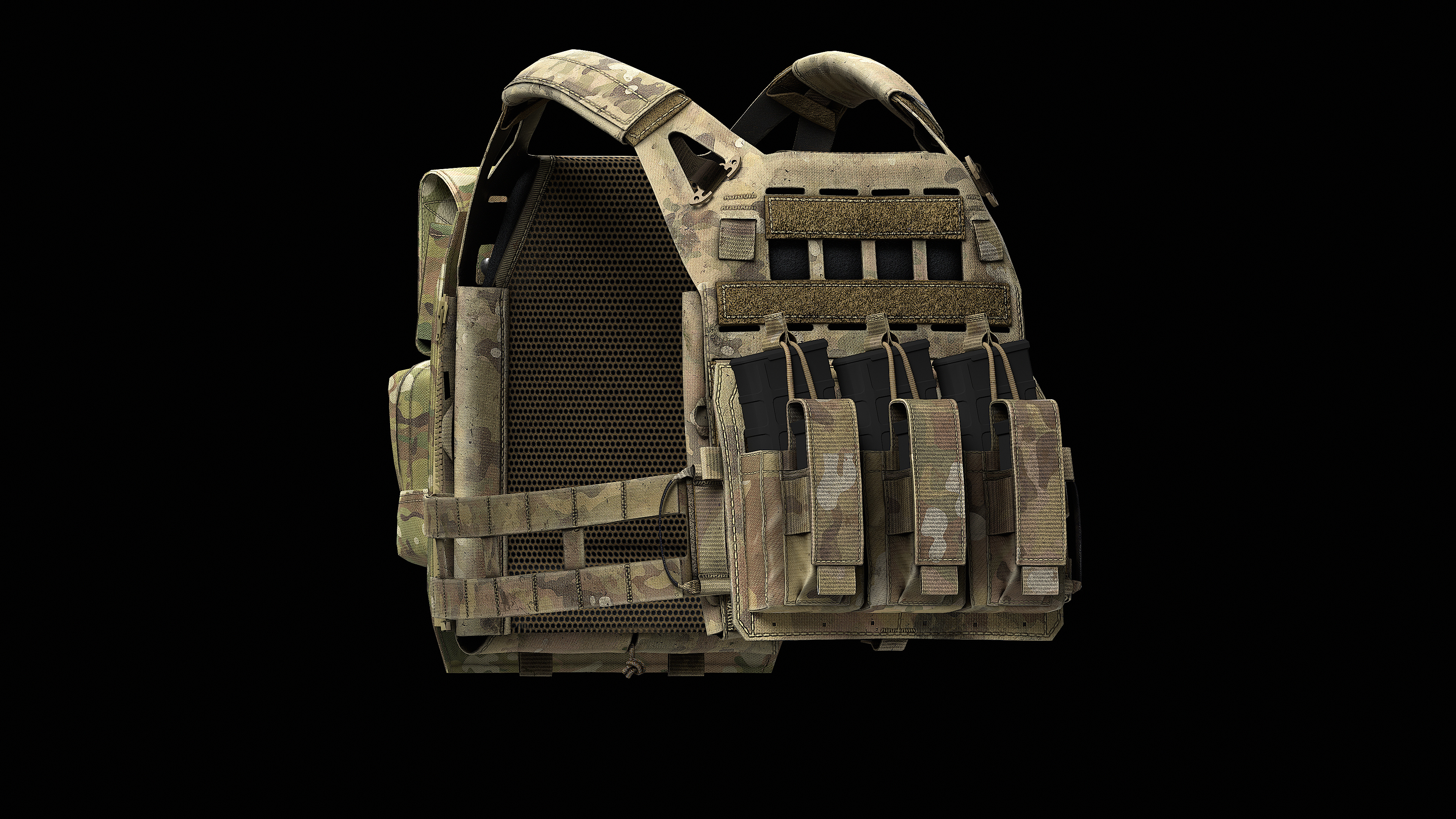 Crye Precision AirLite SPC V2 Low-poly 3D model_1