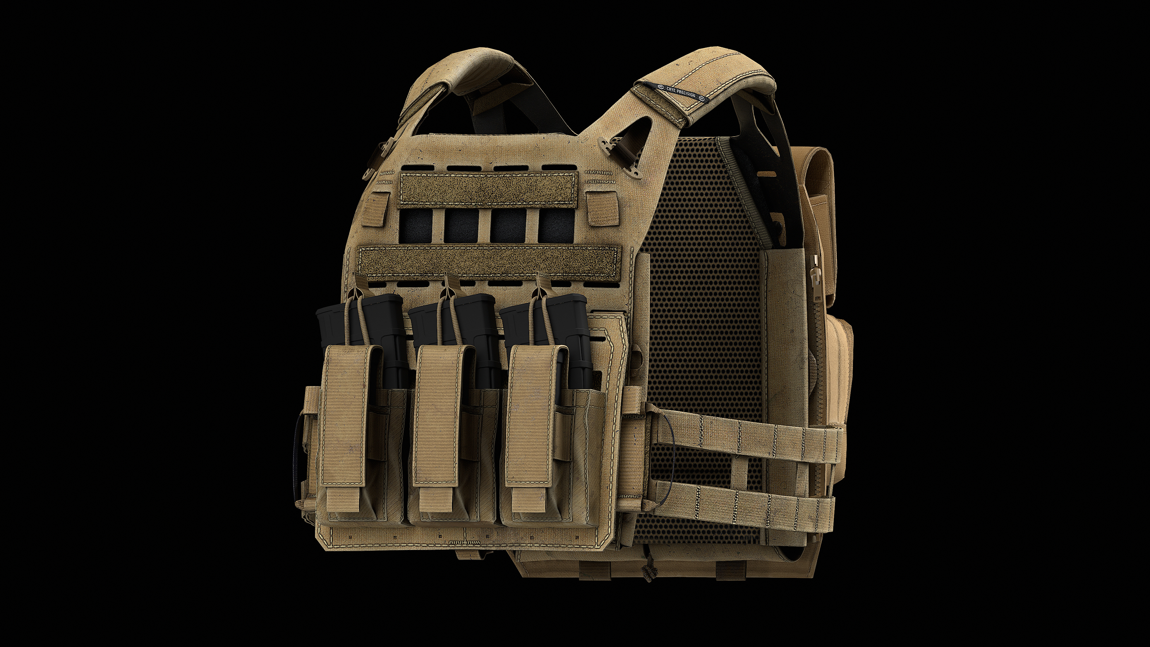 Crye Precision AirLite SPC V2 Low-poly 3D model_6
