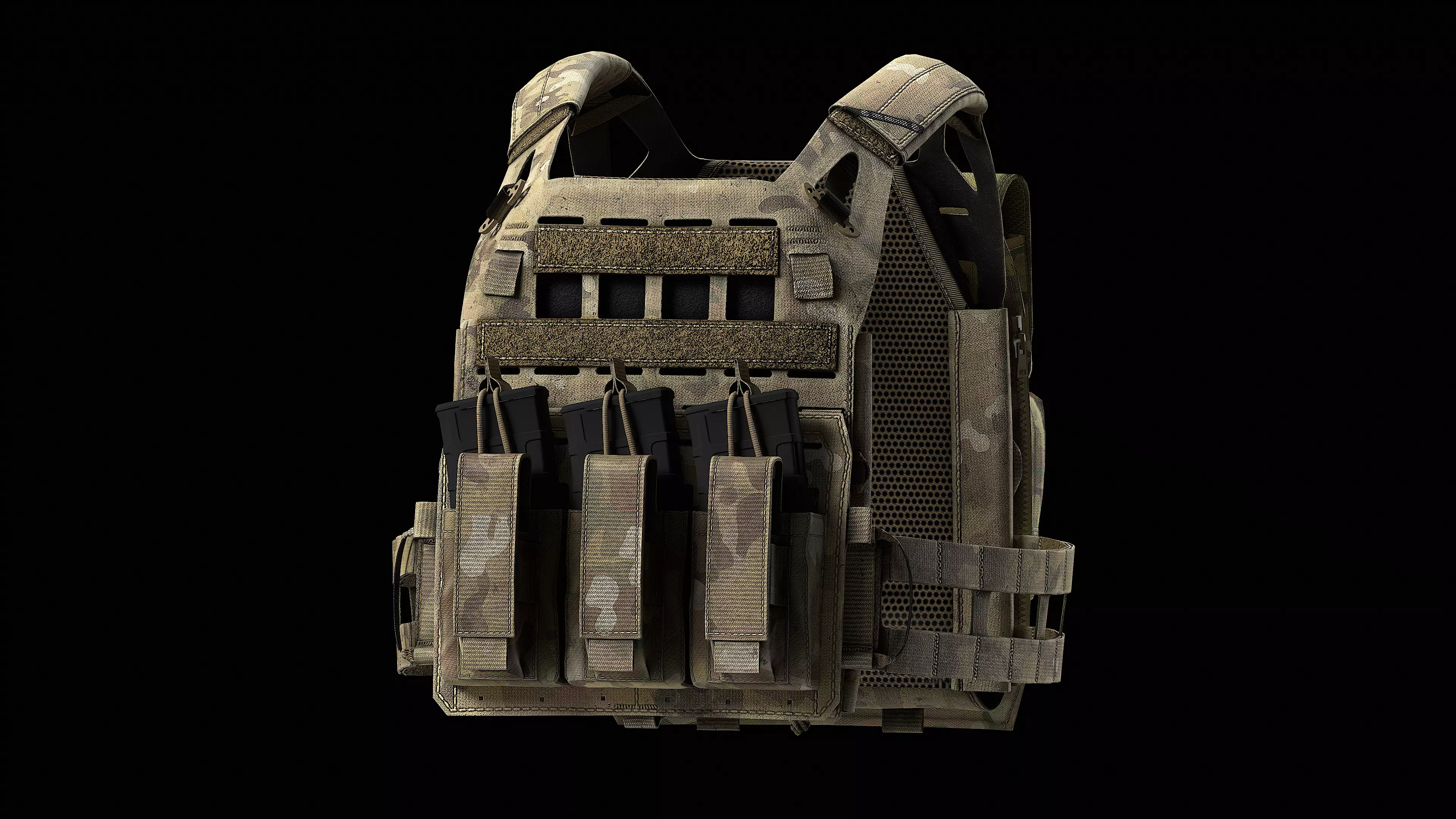 Crye Precision AirLite SPC V2 Low-poly 3D model_0