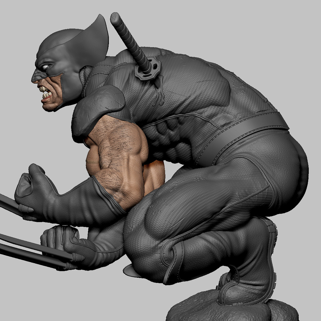 Wolverine 3D print model_5