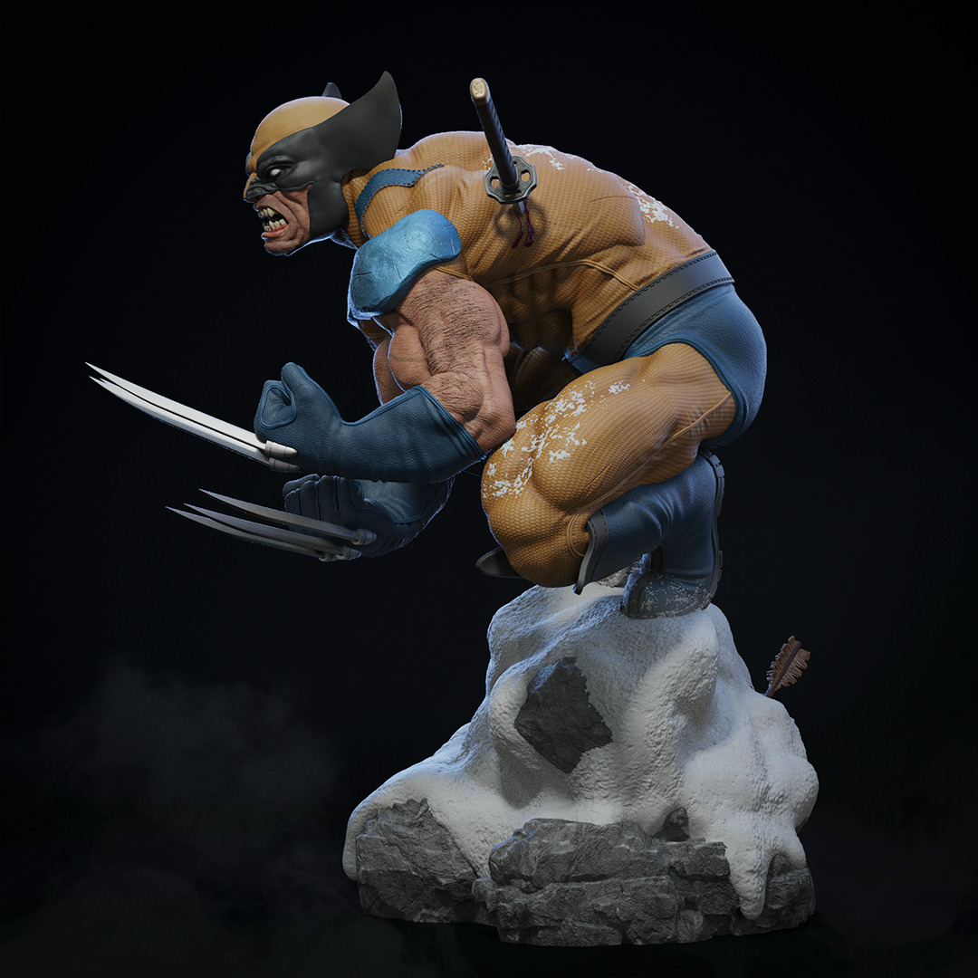 Wolverine 3D print model_2