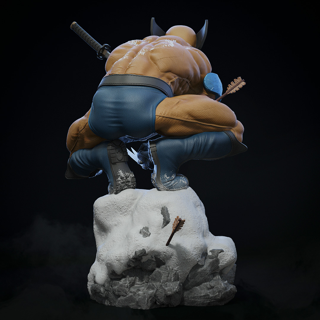 Wolverine 3D print model_3