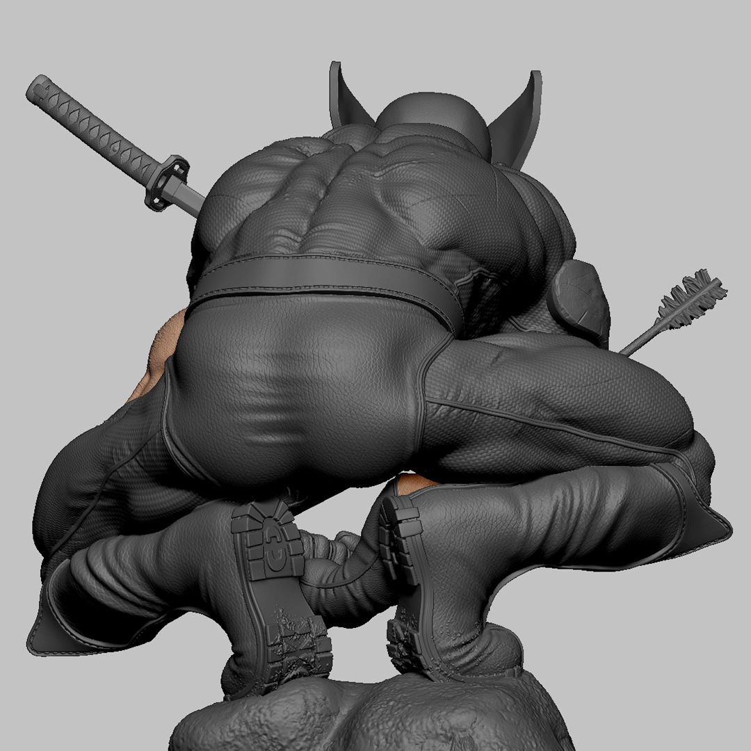 Wolverine 3D print model_6