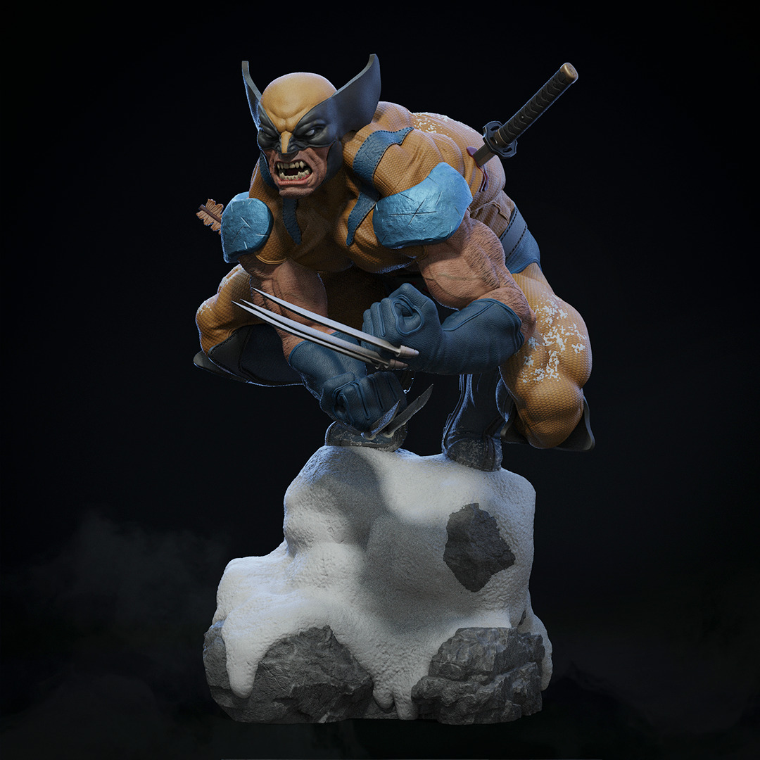 Wolverine 3D print model_1