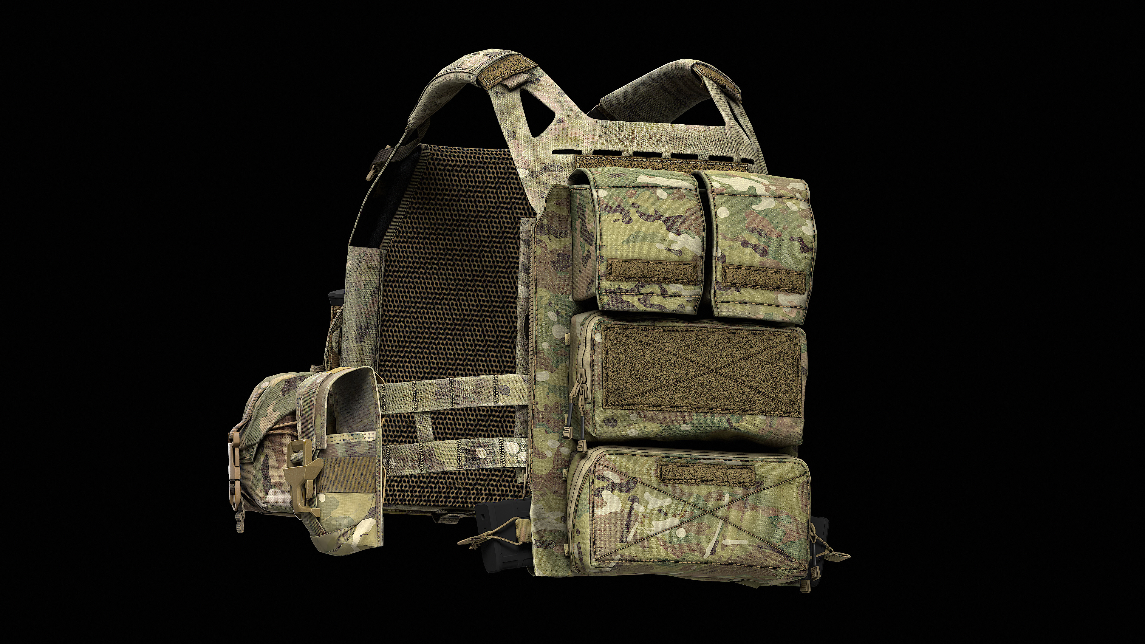 Crye Precision AirLite SPC V3 Low-poly 3D model_1