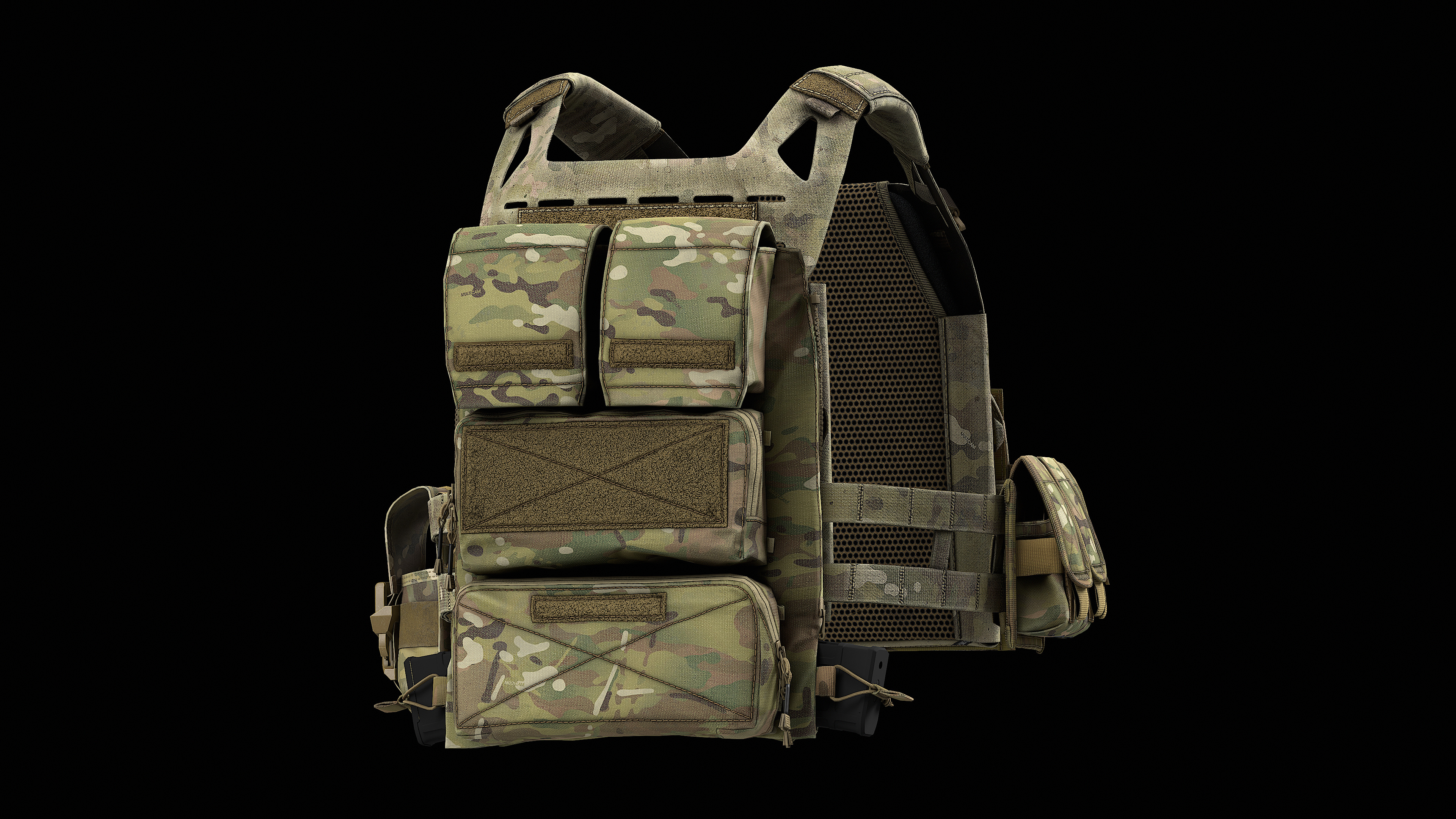 Crye Precision AirLite SPC V3 Low-poly 3D model_4