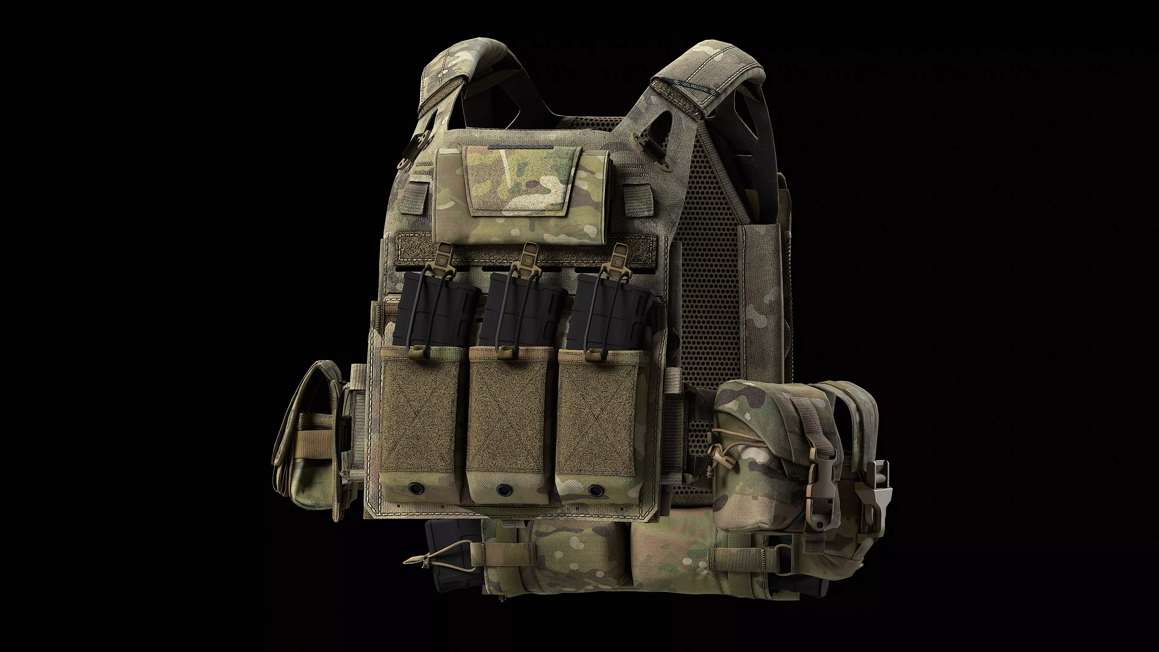 Crye Precision AirLite SPC V3 Low-poly 3D model_0