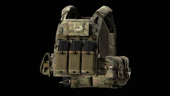 Crye Precision AirLite SPC V3 Low-poly 3D model