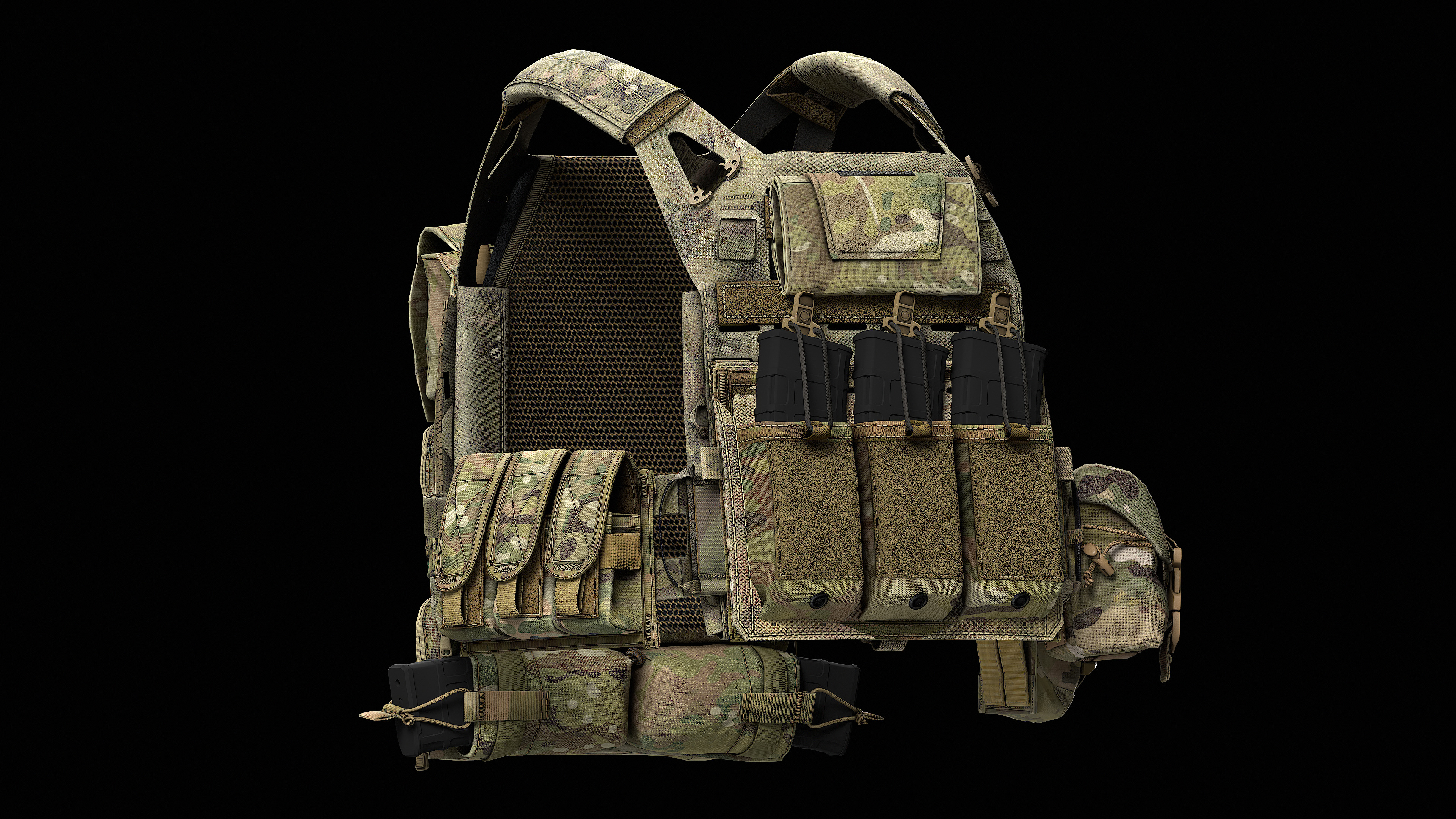 Crye Precision AirLite SPC V3 Low-poly 3D model_3