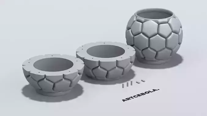 Pen Holder - Soccer Ball - Pencil Organizer