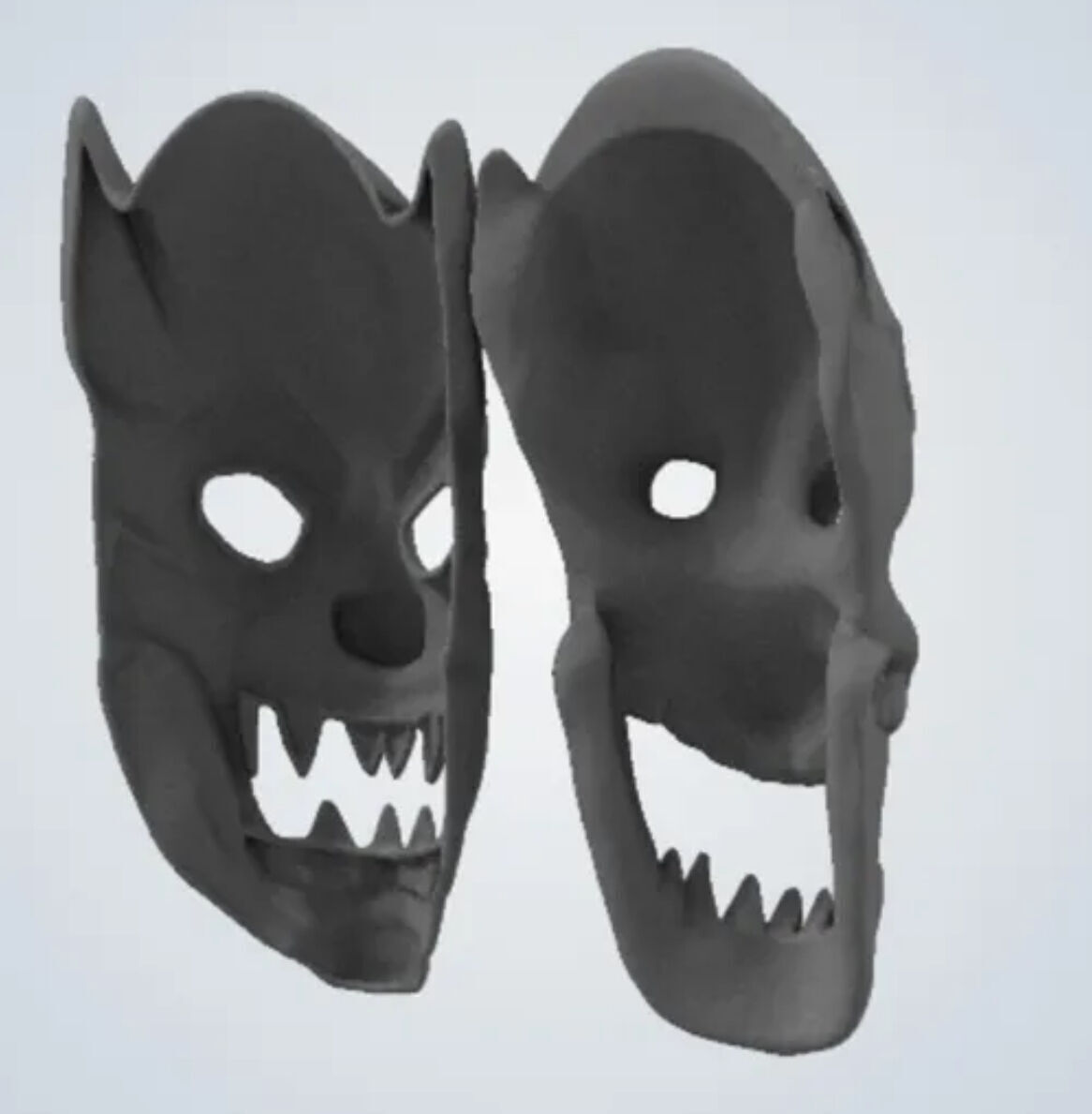 LJN WWF MASKS ACCESSORIES FOR  KAMALA THE UGANDAN GIANT 3D print model_1