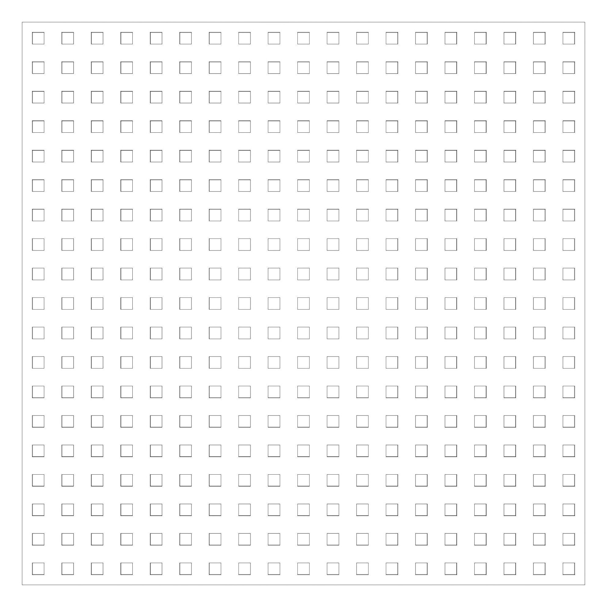 Perforated panel with square hole and 16 percent opening 25O05 3D model_5