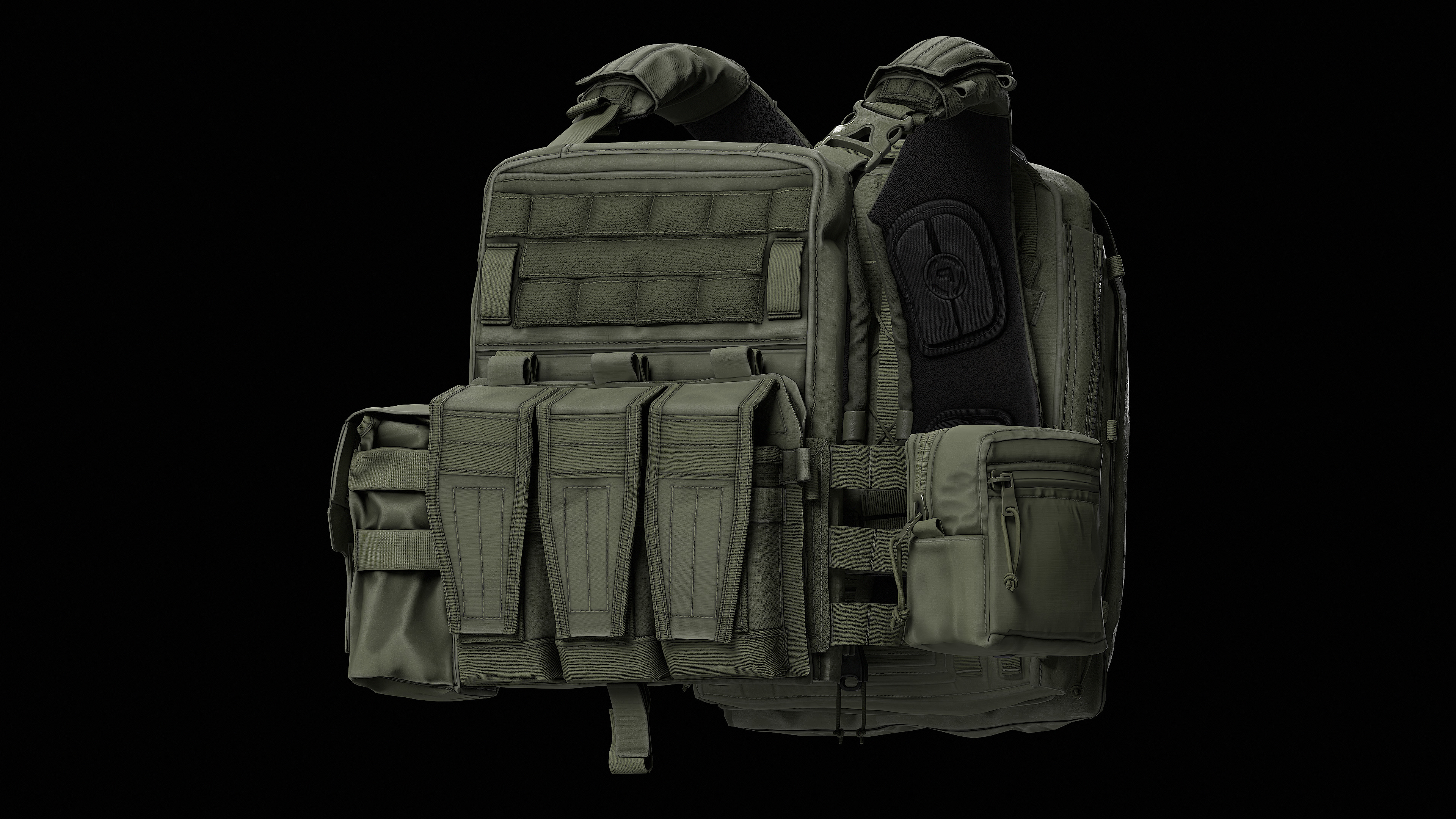 Crye Precision AVS V3 Low-poly 3D model_8