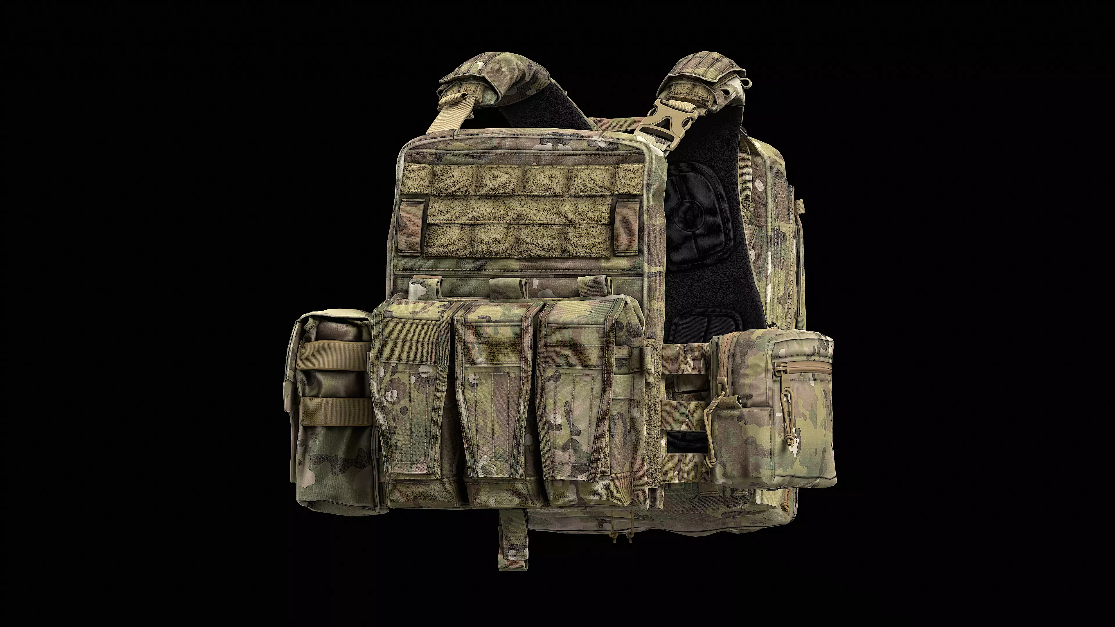 Crye Precision AVS V3 Low-poly 3D model_0