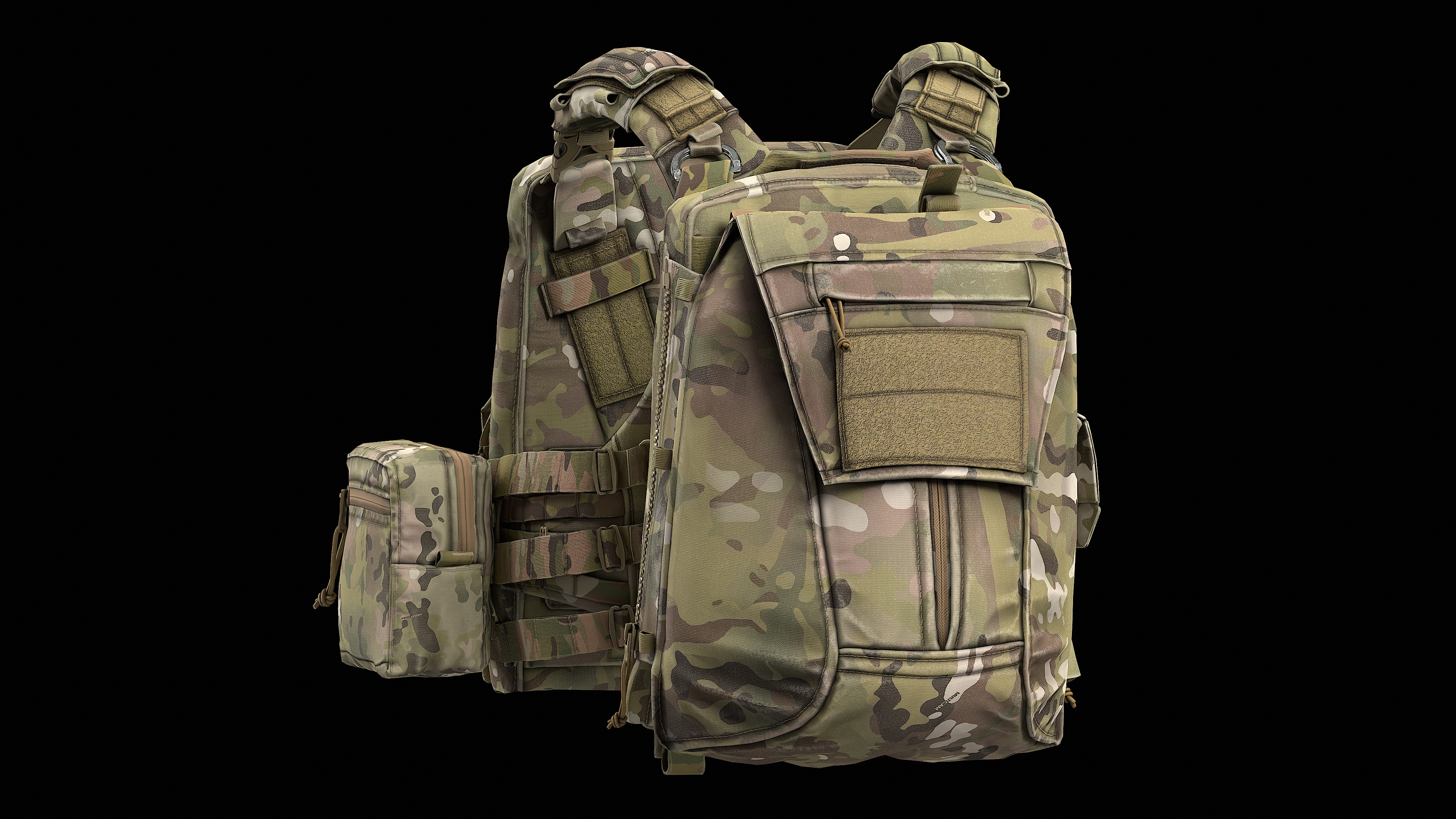 Crye Precision AVS V3 Low-poly 3D model_3